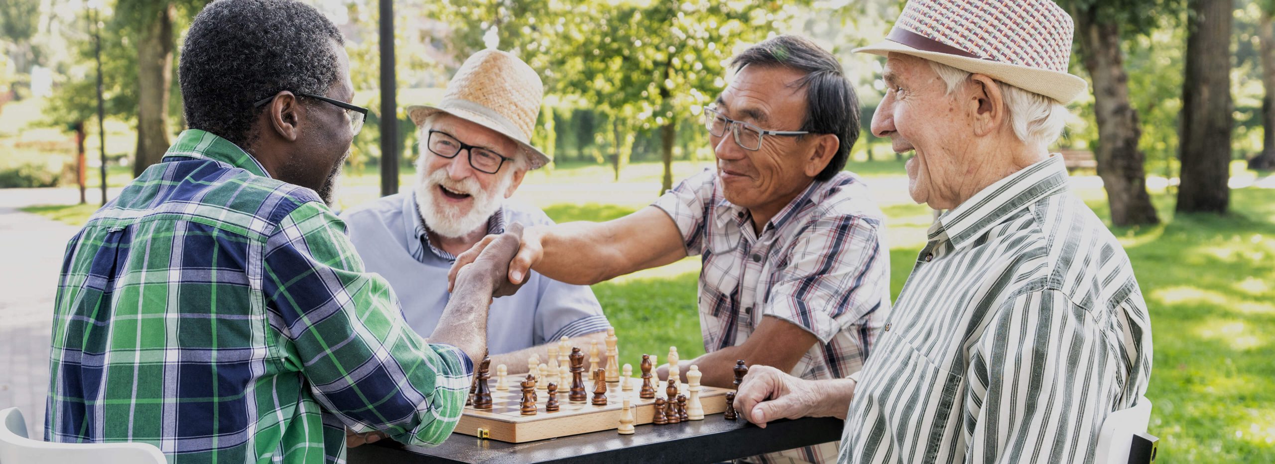 men playing chess