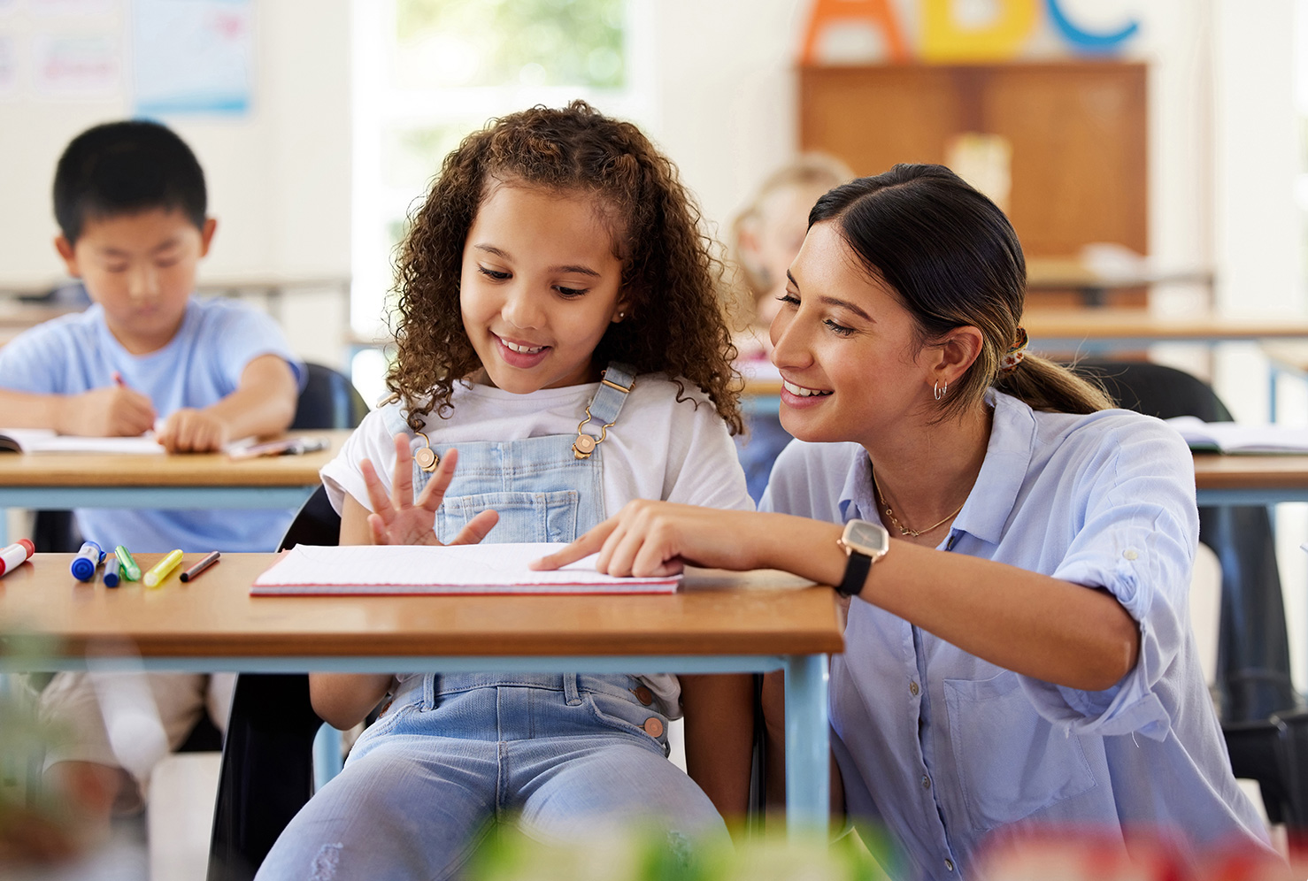 students in classroom