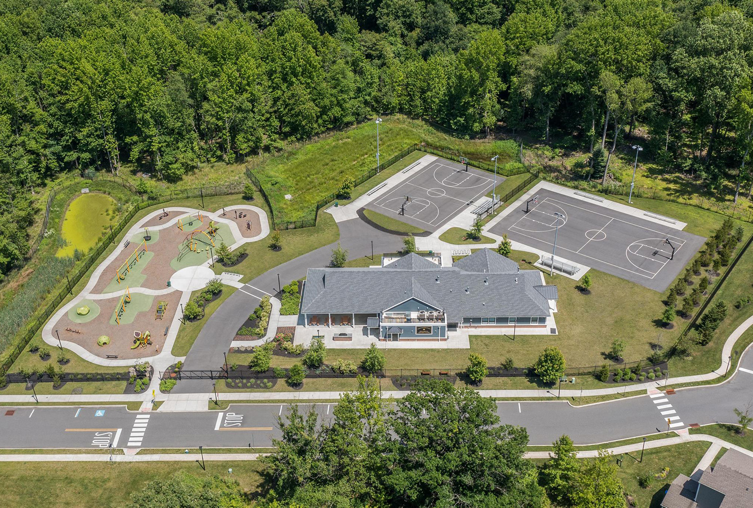 education center aerial
